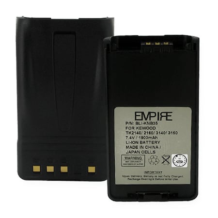 EMPIRE 7.4V Kenwood TK2140 Li-ion 1900 mAh Battery - 14.06 watt BLI-KNB35